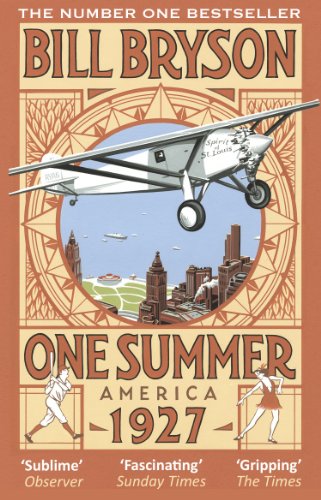 "Book cover featuring an airplane, cityscape, and runners, with orange and beige design."