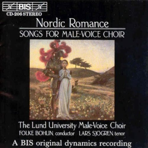 "CD cover with knight and lady in a field, black background, white text."