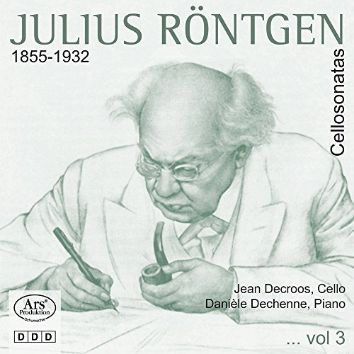 CD cover featuring a sketch of a man writing with a quill pen.