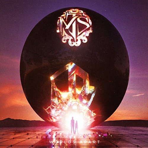 Album cover with a large, dark sphere and two silhouetted figures at its base.