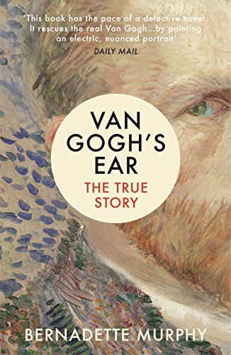 "Book cover featuring a close-up of Vincent Van Gogh's self-portrait with green eye."