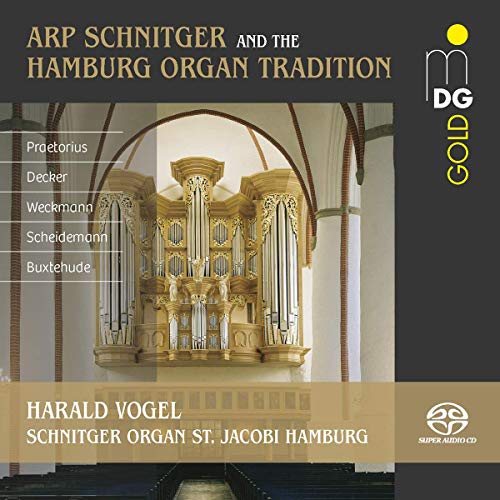 "CD cover featuring a large golden organ with labeled parts and text overlays."