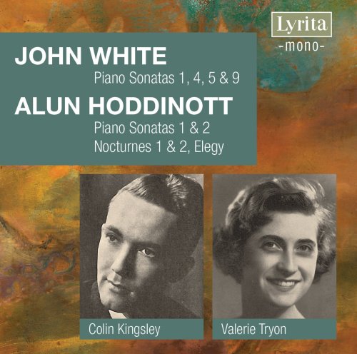 CD cover with black and white portraits of Colin Kingsley and Valerie Tryon.