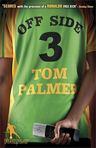 "Book cover showing a person in a green soccer jersey holding a red card."