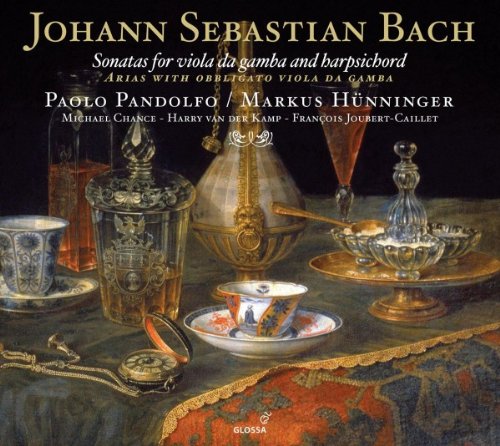 "CD cover featuring a still life of ornate tableware and decorative objects on a tablecloth."