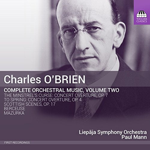 CD cover featuring a black and white portrait of Charles O'Brien with text overlay.