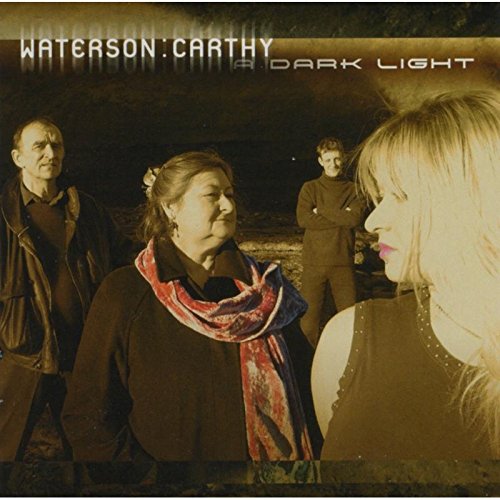 "Album cover featuring four people outdoors, with the title 'A Dark Light'."