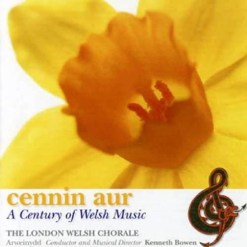 "CD cover featuring a close-up of a yellow daffodil and a treble clef symbol."