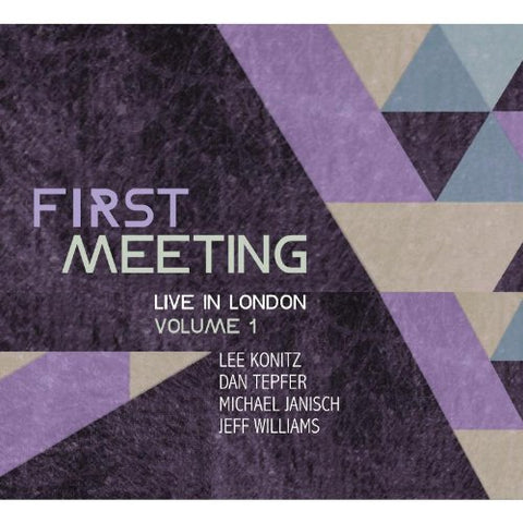 Lee Konitz - First Meeting: Live in London Volume 1 Audio CD