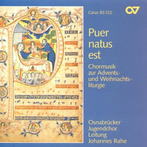 Rahe/osnbrücker Jugendchor - Puer Natus Est: Chormusik zur Advents Und Weihnachtsliturgie [CD]