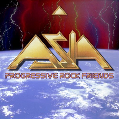 Gold 'Asia' logo on a stormy, cloudy background with red sky and lightning.