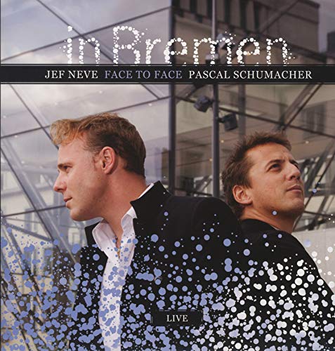 Vinyl album cover featuring two men back-to-back with splattered paint effect.