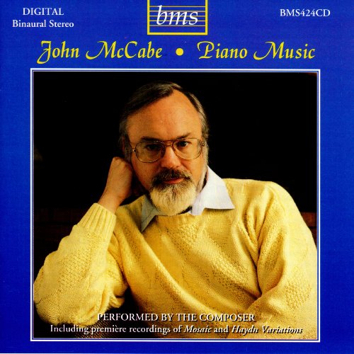 CD cover with a man in a yellow sweater on a blue background.