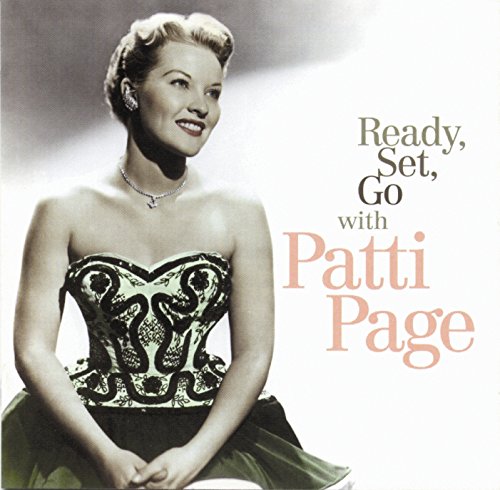 "Patti Page album cover featuring a black and white photo of Patti Page."