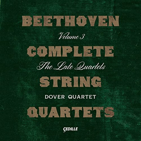 Dover Quartet - BEETHOVEN:STRING QUARTETS 3 [CD]