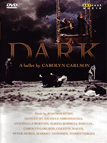 DVD cover for "Kuhn: Dark" ballet, featuring dancers on a swing and on the ground.