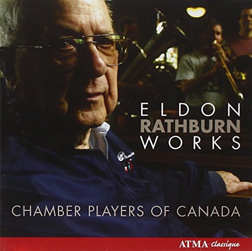 CD cover featuring Eldon Rathburn with musicians in the background, text "Eldon Rathburn Works".