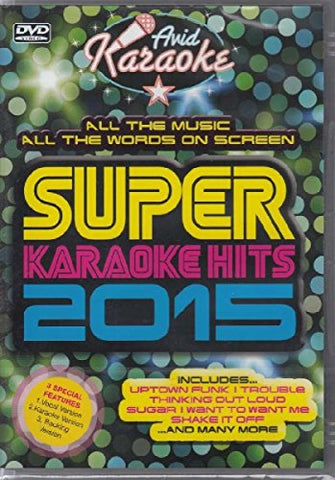 Super Karaoke Hits 2015 [DVD]