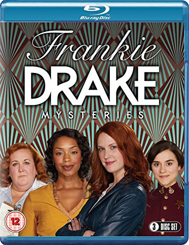"Blu-ray case for 'Frankie Drake Mysteries' with four women on the cover."