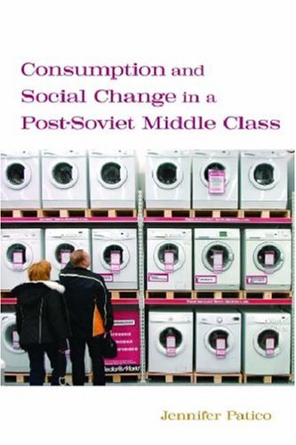 Book cover with title, image of couple viewing washing machines, and author's name at bottom.