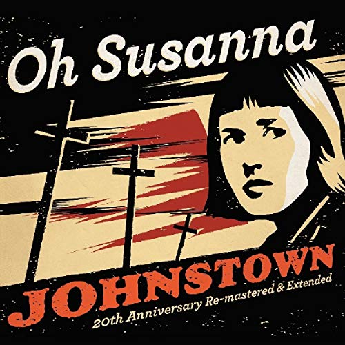 "CD cover art featuring a woman's face and power lines against a black background."