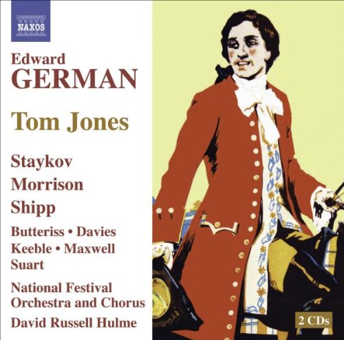 "Album cover featuring illustration of man in red 18th-century coat on horse, with text."