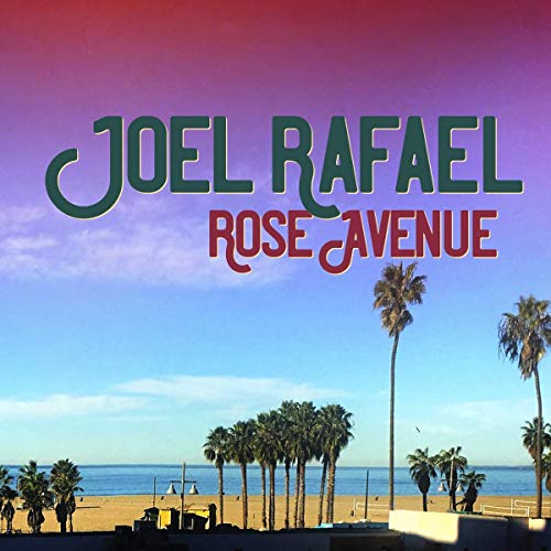 The image shows a vinyl record. The alt text is: "Black vinyl record with 'Rose Avenue' label."