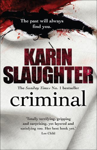 The image depicts a book cover with a white background and red splatters.