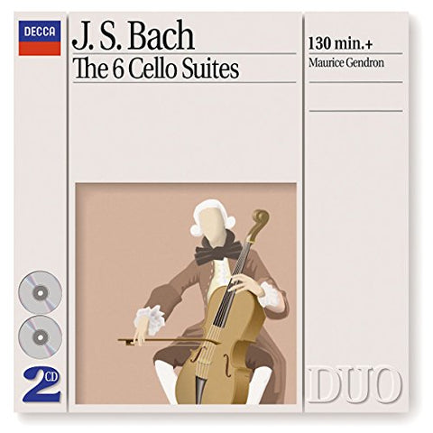 Maurice Gendron - Bach, J.S.: The 6 Cello Suites [CD]