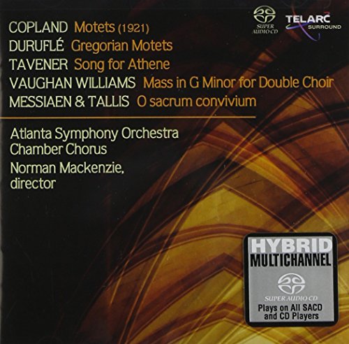 Atlanta Symphony Orchestra Chamber Chorus & Norman Mackenzie - Copland: Motets; Durufle: Gregorian Motets; Tavener: Song for Athene [CD]
