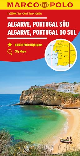 Algarve, Portugal South Marco Polo Map (Marco Polo Maps)