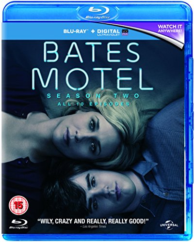 "Bates Motel Season 2 Blu-ray case with two people on the cover."