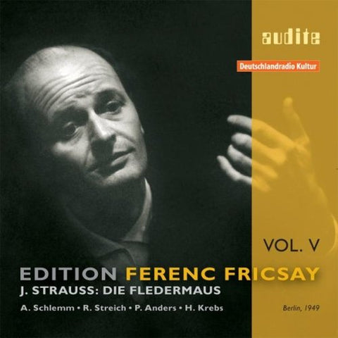 A. Schlemm - Strauss, J - Die Fledermaus (Schlemm, Streich, Anders / Fricsay, Berlin 1949) Audio CD