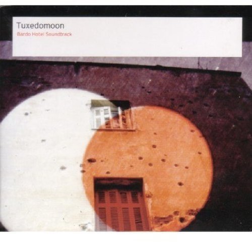 "Tuxedomoon Bardo Hotel Soundtrack CD cover with abstract house image and white title banner."