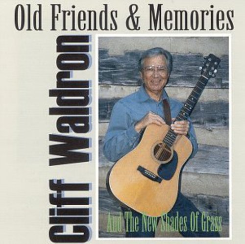 Album cover with Cliff Waldron holding a guitar, on beige background with text.