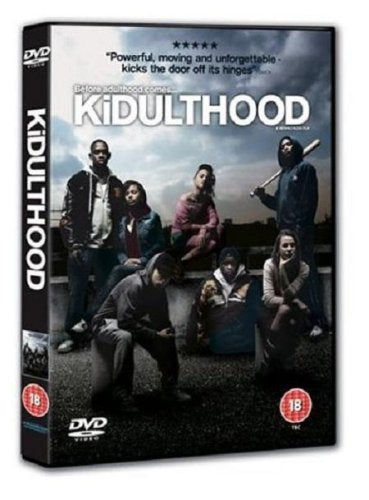"DVD case with a group of teenagers on the cover, one holding a bat."