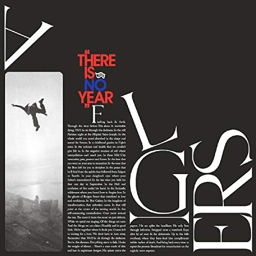 "Album cover with black background, large white text 'Algiers', and a silhouette of a man jumping."