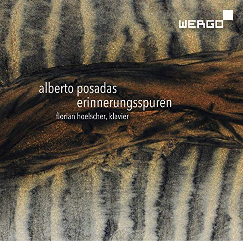 A CD cover with abstract brown and beige background, featuring white text.
