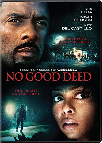 DVD cover for "No Good Deed" featuring a man and woman's faces.