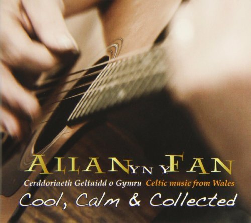 "CD cover featuring a person playing a harp with yellow and white text."
