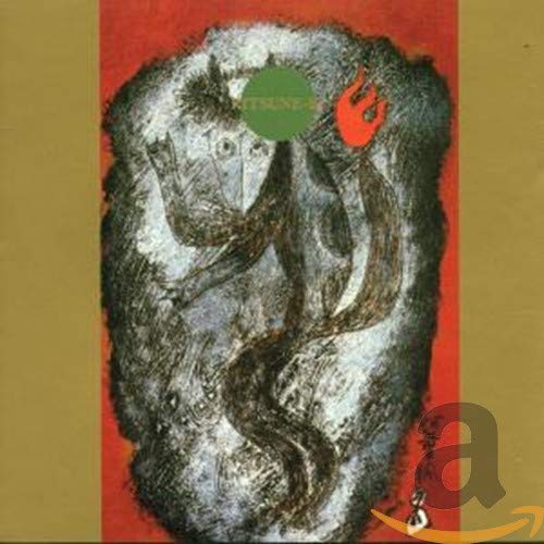 A CD cover featuring a charcoal drawing of a fox-like figure against a red background.