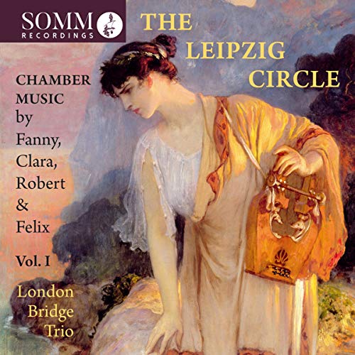 A classical CD cover featuring a woman in white holding a lyre.