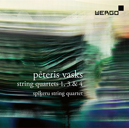 "CD cover with abstract green and blue background, white and black text."