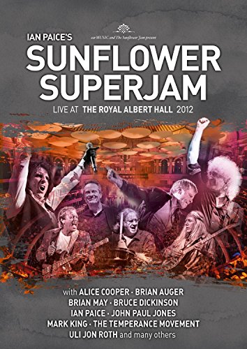 DVD cover for "Ian Paice's Sunflower Superjam" featuring a collage of musicians performing.