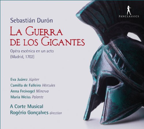 "CD cover with a green helmet and opera title in red text."