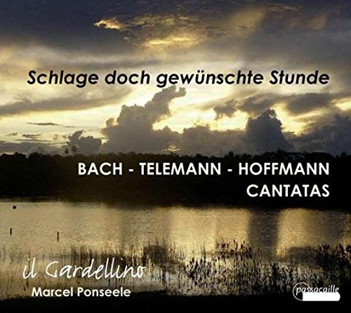 "CD cover featuring a serene lake scene at sunset with cloudy sky and text overlay."