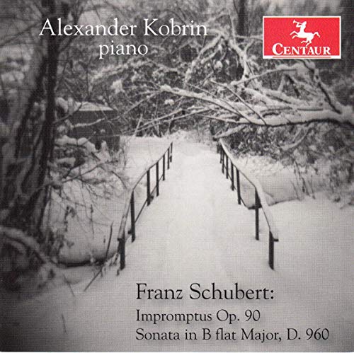 "CD cover with snowy bridge scene, text, and red Centaur logo."