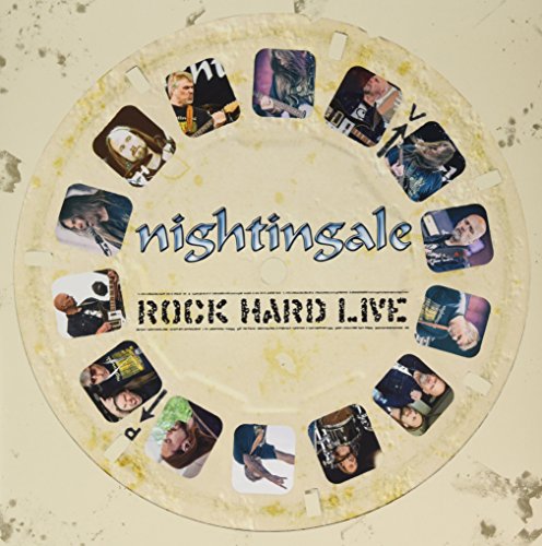 Vinyl record cover with band photos in a circular pattern around the title.