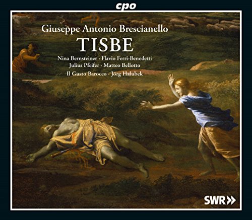 "CD cover featuring a painting of a man and woman in a landscape."