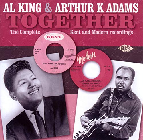 CD cover featuring Al King and Arthur K. Adams with record labels.